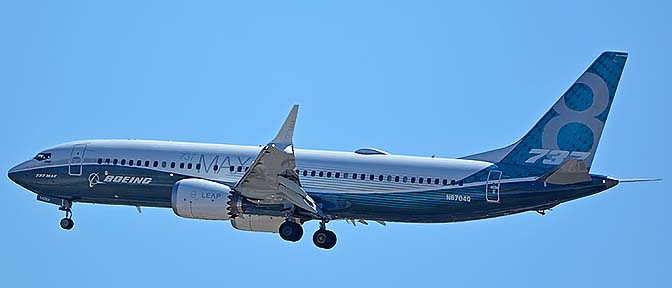 Boeing 737-8Max Prototype N8704Q, Phoenix Sky Harbor, September 25, 2016